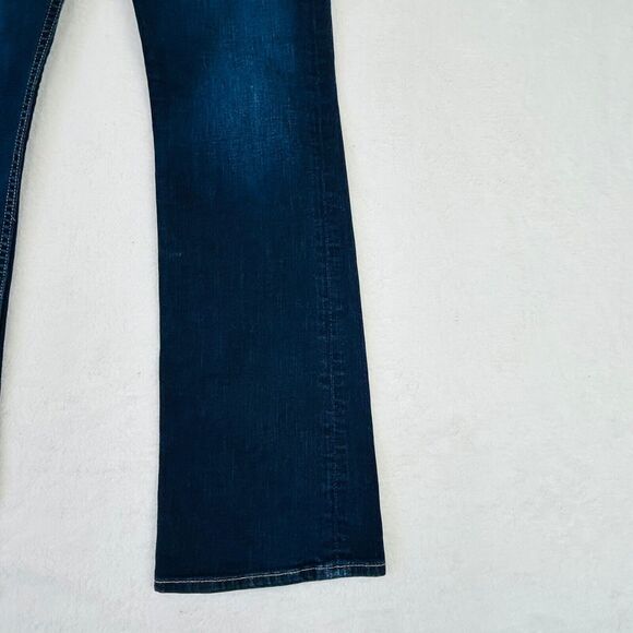 BIG STAR Mid Rise Boot Jeans Size 31 Hazel Regular Indigo Slimming - Picture 4 of 16